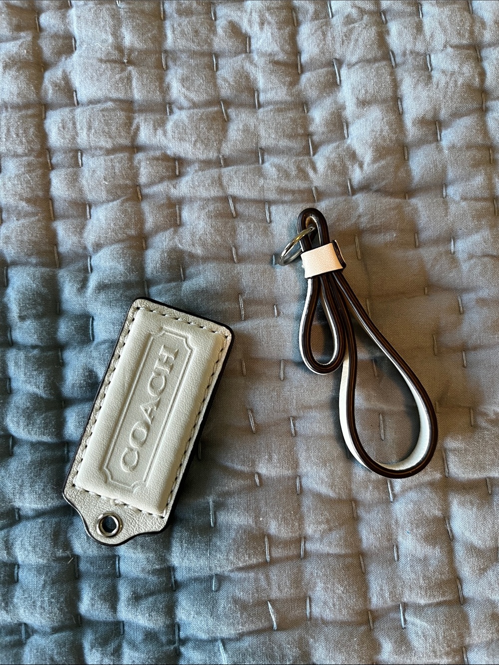 Coach Cream Hang tag and matching Cream strap